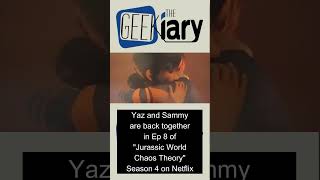 Yaz and Sammy kiss in Jurassic World Chaos Theory Season 4 Episode 8 - Queer Representation