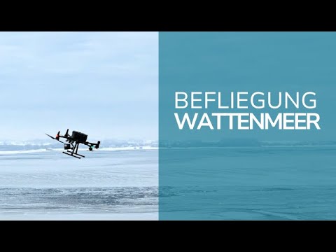 Befliegung per Drohne im Wattenmeer YouTube
