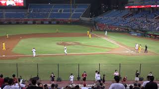 PC0017 20200910 , 五下 , 梁家榮:右外野方向一壘安打,帶有一分打點。中信兄弟 3:1 Rakuten Monkeys