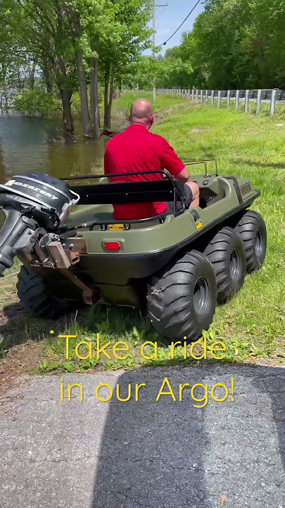 Amphibious Utility Vehicle #shorts #argo #riverlife