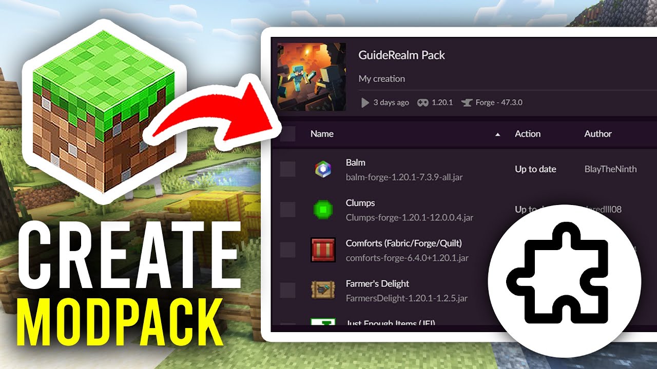 How To Create Modpack For Minecraft - Full Guide - YouTube