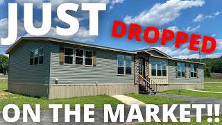 JUST DROPPED on the market double wide mobile home! House is AMAZING(not kidding)! Home Tour