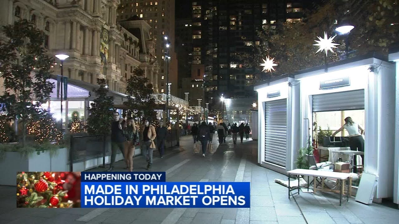 Made in Philadelphia Holiday Market to open in Dilworth Park