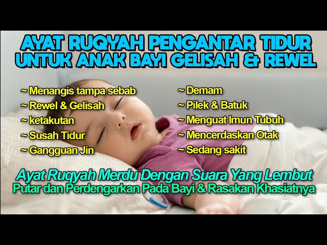 Ruqyah bayi susah tidur dan rewel, Gelisah, Demam, Gangguan  Syaitan | Doa Penyembuh Segala Penyakit class=