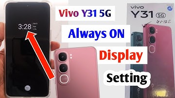 Vivo Y31 5G always on display setting | Vivo y31 5g always on display kaise kare