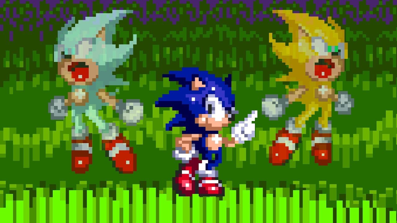 Sonic 3 super sonic with the sonic 2 palette looks really good : r