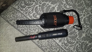 SHRXY GP-pointer 2 test against the Minelab pro pointer.