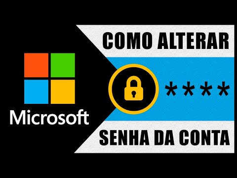 Como mudar senha da conta Microsoft  - Outlook e Hotmail pelo PC