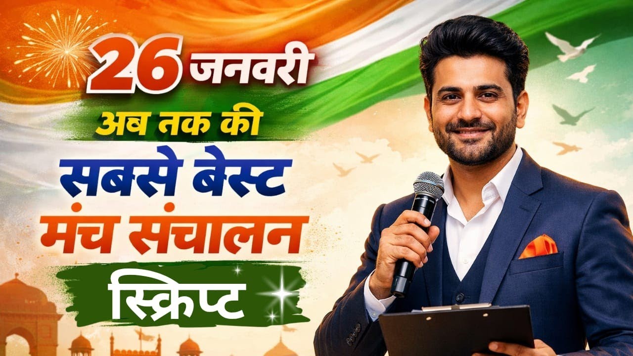 26 January Manch sanchalan | Republic Day anchoring script | Swami Ji 