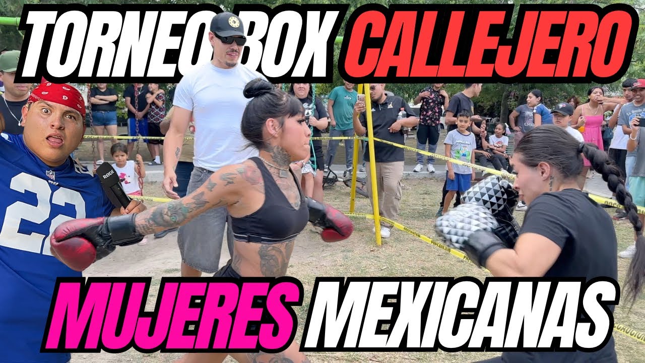 Mujeres FUERTES Luchan en el Torneo de Box de barrio