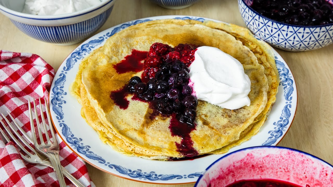 Veganska pannkakor | Recept | Avsnitt 4 från serien Vegansk Husmanskost på Godare