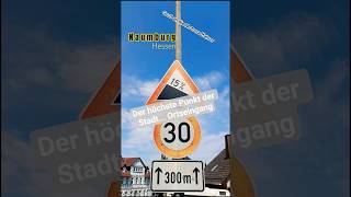 Das Steilstück der Stadt – Burgstraße #NAUMBURG (Hessen) 🏍️