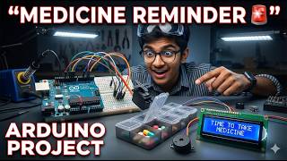 Medicine Reminder Box Using Arduino Automatic Pill Box With Servo And Lcd Alert