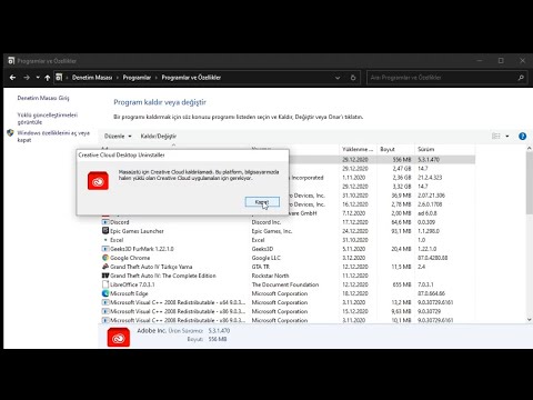 Video: Adobe Creative Cloud'u kaldıramıyor musunuz?