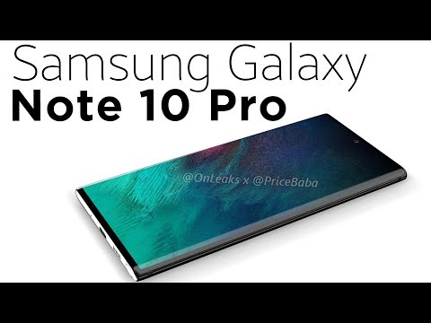 The new Samsung Galaxy Note 10 and Not 10 Pro