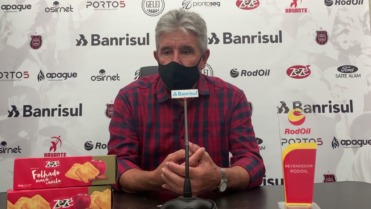 Coletiva Cláudio Montanelli após Brasil 0x0 Pelotas 05.04.21