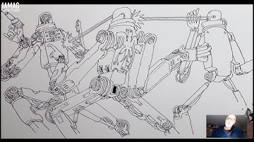 Live Sketching Session Recap  with Mattias Adolfsson - One hour in 3 minutes