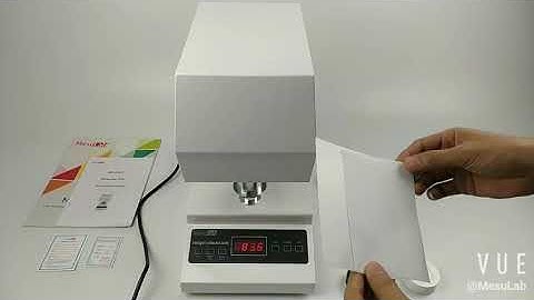 MesuLab Desktop whiteness meter calibration operation video