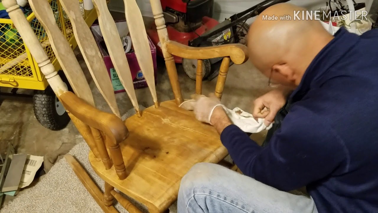 How-to Repair / Restore Rocking Chair with Louis - YouTube