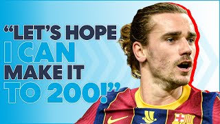 Antoine Greizmann Reacts to Reaching 100 Game Milestone for Barca! | La Liga