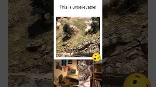 Massive Rockfall Obliterates Bridge Instantly #landslide #catastrophic #viral