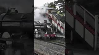 GWR 5029 Nunney Castle EPIC SLOG up Torre Bank UNASSISTED! #shorts #steam #slog
