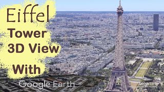 Detailed Eiffel Tower 3D View Profile