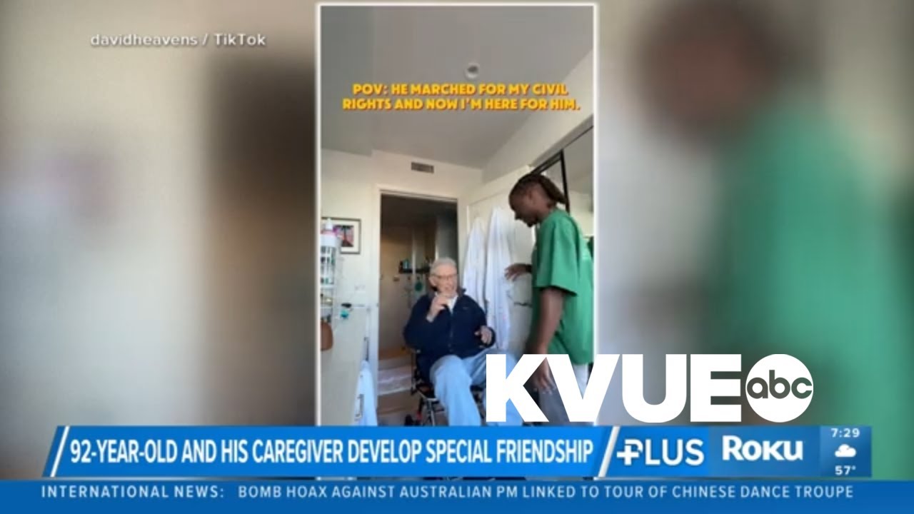 92-year-old and caregiver become friends