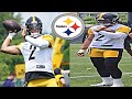 Pittsburgh steelers otas day 3 highlights justin fields shows off readoptions  footwork 