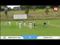 Warring spectators pull up stumps and wield bat halting Welsh cricket match