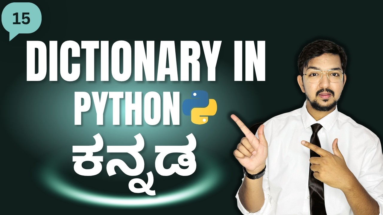 Dictionary In Python Explained In Kannada | EP 15 | Basic to Advance ...