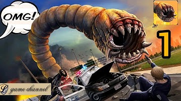 Death Worm - Alien Monster Gameplay Walkthrough Part 1 - Android Gameplay