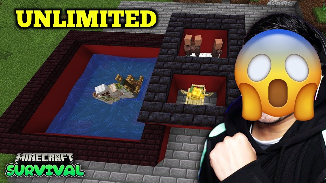 Most efficient Iron farm for minecraft pocket and Bedrock edition 1.19 YouTube