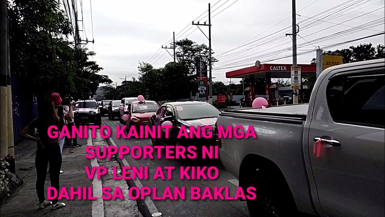 Dahil sa oplan baklas na ginawa ng comelec. Ganito na kainit Ang mga Supporters ni vp leni at kiko.