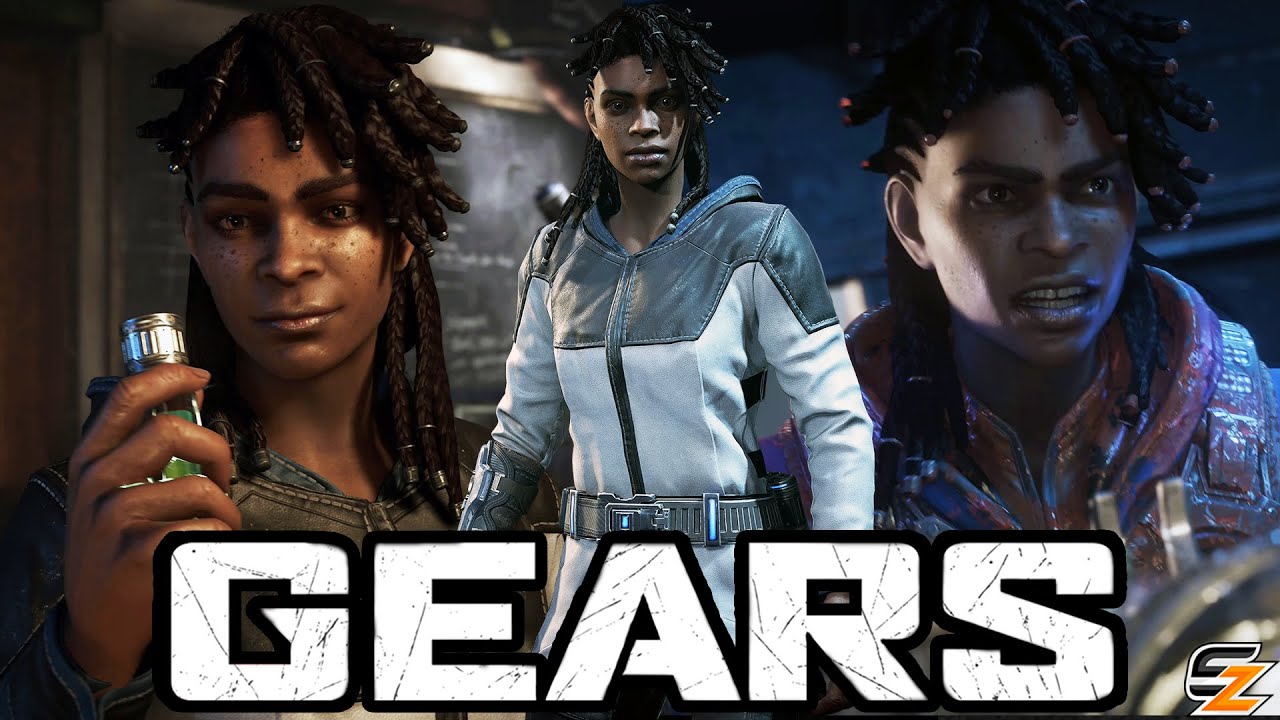 Gears of War Story Lore - All HANA COLE Cutscenes So Far! (Gears Cutscenes Movie)