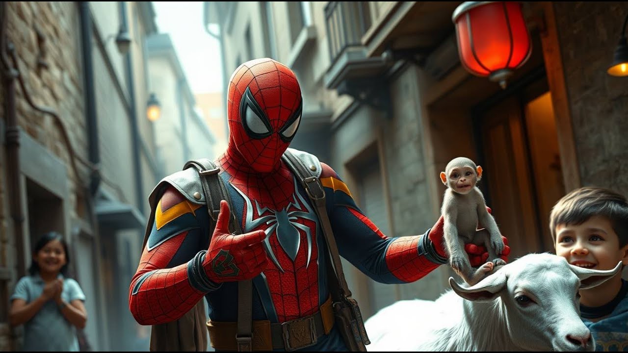 Человек-паук и его забавные друзья → Песня о дружбе козы и обезьяны