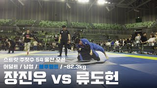 스트릿주짓수 54 울산 오픈 / 어덜트 남성 블루벨트 -82.3kg / 장진우 vs 류도헌