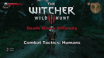 Witcher 3 Combat Tactics: Humans