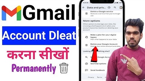 Gmail Account Kaise Delete Kare | How to Delete Gmail Account Permanently