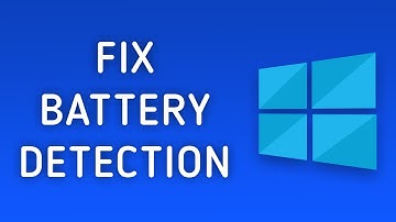 How to Fix the “No Battery Is Detected” Error on Windows