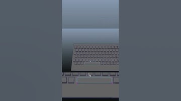 Lowpoly Computer. Bedroom 3D modeling (Autodesk Maya)