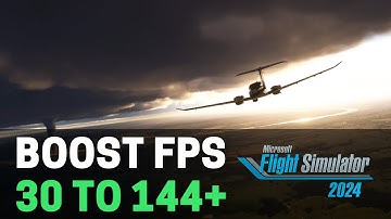 BEST PC Settings for Microsoft Flight Simulator 2024 (Maximize FPS & Visibility)