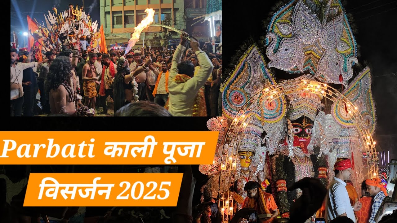 Parbati kali maa visarjan| first vlog | Bhagalpur