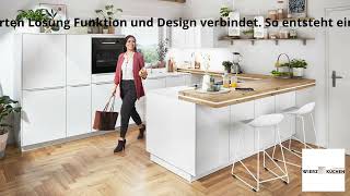 Nobilia Novalux 516 Dachgeschoss-Küche Alpinweiß Mit Insel In Wesel Wierz Küchen Interieur Wesel