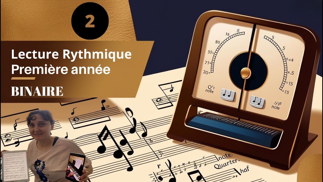 rythme exercice, permiére année leçon 2 🎹