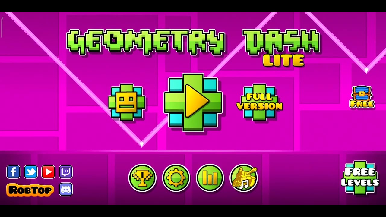 забагованный geometry dash Lite - YouTube