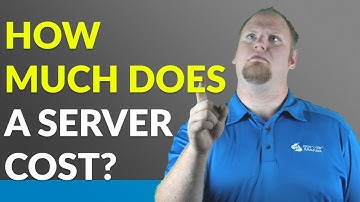How much does a server cost?