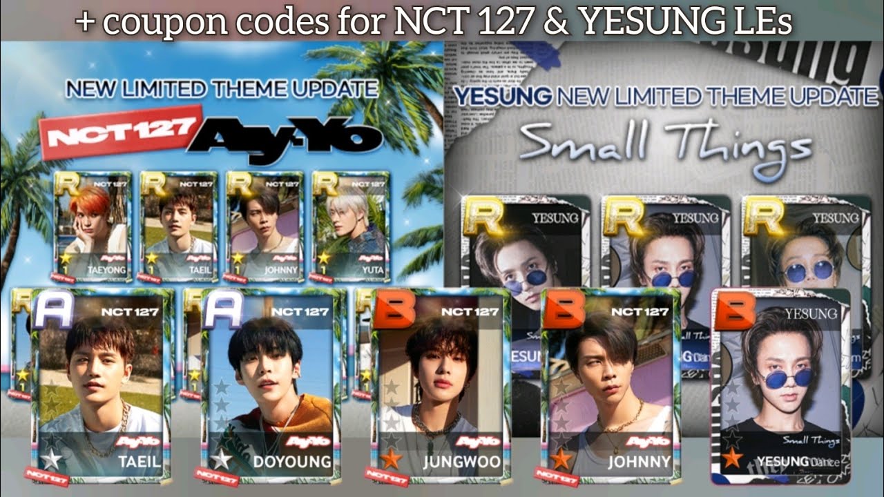 Superstar SMTOWN NCT 127 'AyYo' & YESUNG 'Small Things' Limited