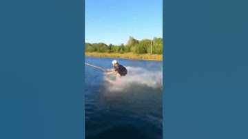 Mexican Roll! (heel side front flip) Wakeboarding
