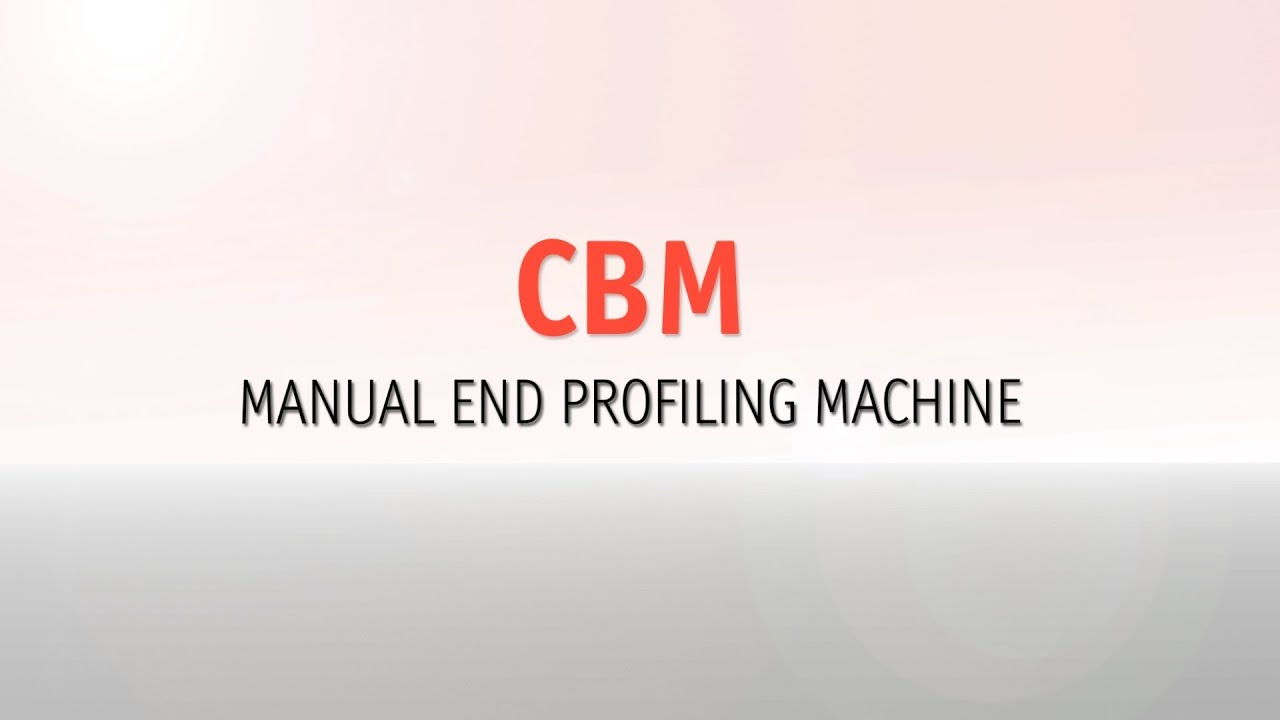 HOFFMANN CBM - Semi automatic End Profiling Machine